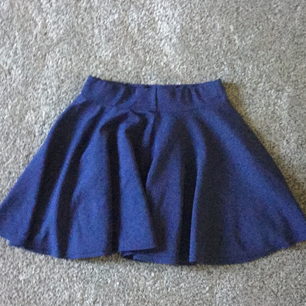 Navy skater skirt.- uniform